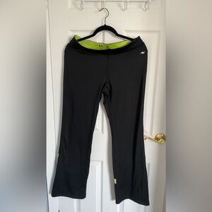 Woman’s Black Bottoms with Green Accents